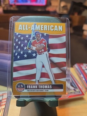 2026 PANINI STARS & STRIPES USA FRANK THOMAS ALL-AMERICAN GOLD PRIZM  10/10