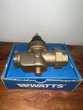 Watts 1 in. Lead-Free Brass FPT x FPT Pressure Reducing Valve LFN45BU1 M1-1