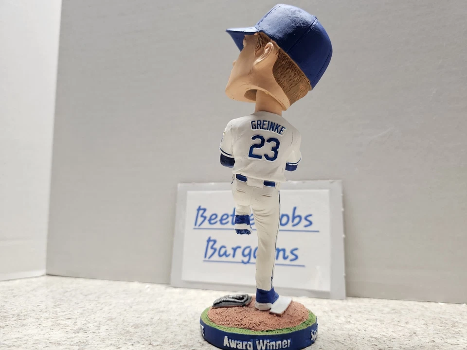 Zack Greinke Kansas City Royals MLB 2010 SGA Bobblehead CY READ - Image 4 of 4