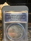 1878-S Morgan Silver Dollar BU- ANACS- Legends Of The Comstock Lode