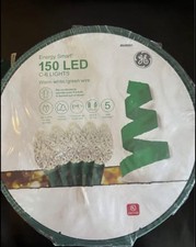 GE Energy Smart 150 Count 49.6 ft Warm White C6 LED Christmas String Lights