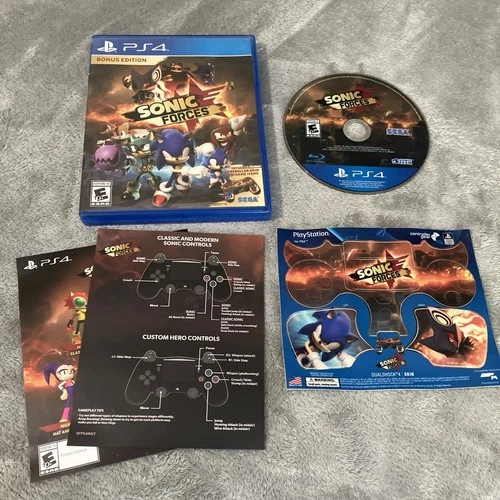 Sonic Forces - Bonus Edition - Sony PlayStation 4 W/ Controller Skin