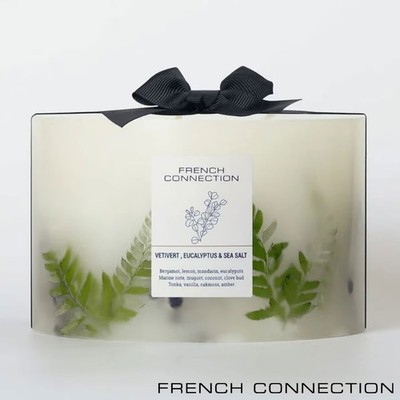 French Connection Botanical 1,5 kg Kerze in Vetivert, Eukalyptus & Meersalz