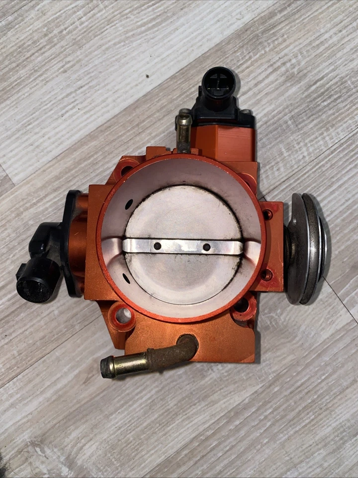 Vintage Red Billet Throttle Body Honda Civic 70mm EG EK B D F H Series - Image 2 of 4