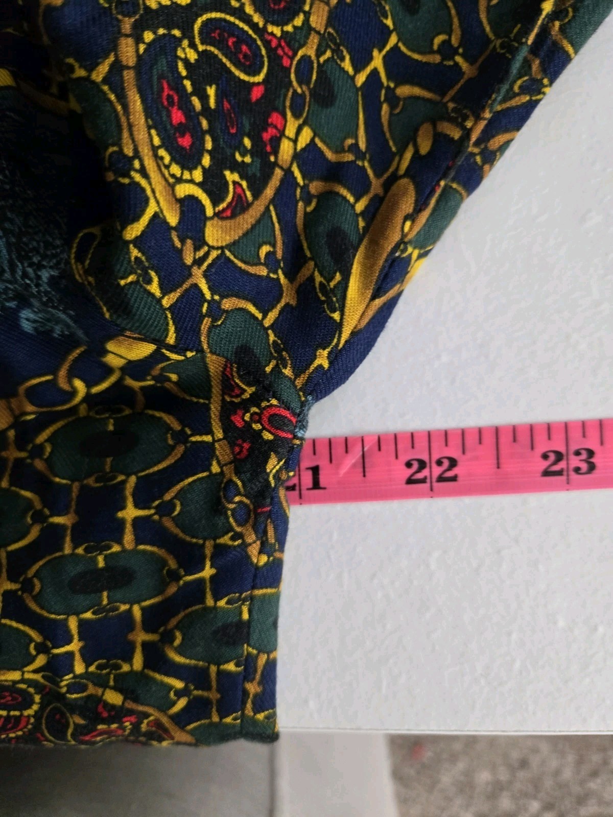 Vtg Sophisticates By Pendleton Green Paisley Eque… - image 21