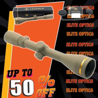 USA STOCK, LP Style VX-3 4.5-14x50mm Rifle Scope Duplex Reticle TAN Color