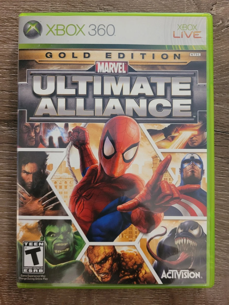 Marvel: Ultimate Alliance Microsoft Xbox 360 Video Games for sale