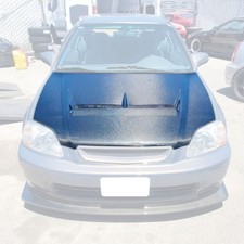 Fits 96-98 Honda Civic 234dr Js-style Bonnet Hood Carbon Fiber Fits 96-98 Honda Civic 234dr Js-style Bonnet Hood Carbon Fiber