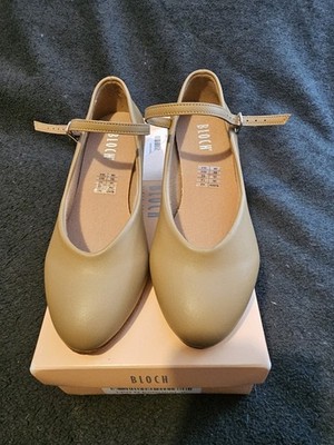 Bloch Damen hellbraun Leder Absatz Tanzschuhe Größe UK1,5 EUR33,5 Originalverpackt