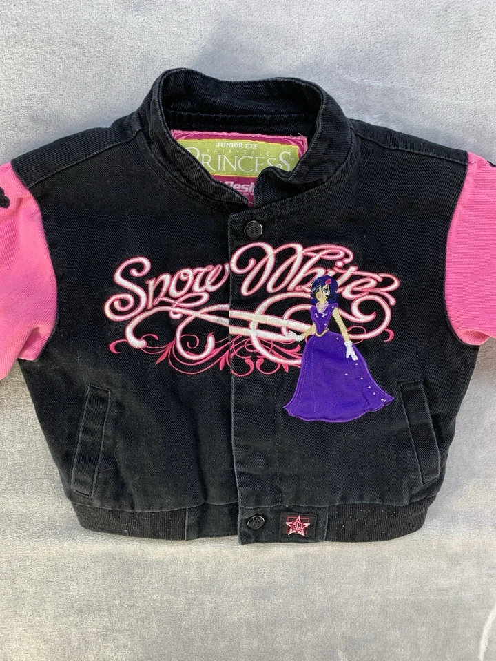 Chaqueta JH Design Disney Blancanieves Botón a Presión 2T Junior Elfo Cuento de Hadas Princesa Foto 4 de 4