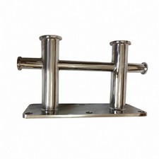 Double Cross Bollard Marine Grade Hardware Stainless Steel for Dock, Boat Owners