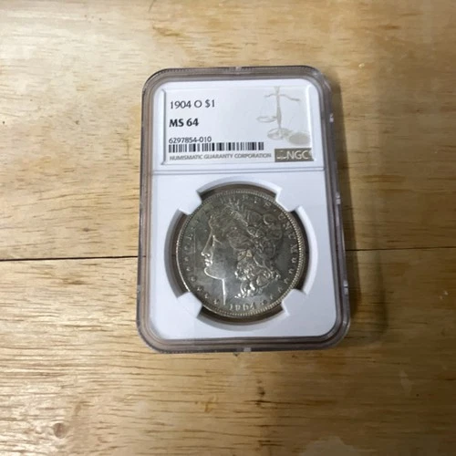Morgan Dollar 1904-O NGC MS 64 Silver $1 New Orleans Uncirculated KM#110