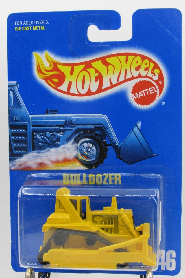HOT WHEELS 1992 BLUE CARD SERIES BULLDOZER #146 - Image 2 of 3