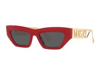 Versace Woman Sunglasses 0VE4432U 538887 53mm Red - Dark Grey Lens - NEW