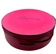 XL RARE 18 Inch Schiaparelli Shocking Pink Hat Box