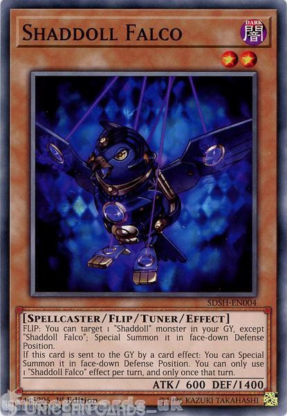 SDSH-EN004 Shaddoll Falco Common Mint YuGiOh Card