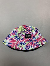 Justice Sport Hat Bucket Fitted Youth Tie Dye Pink Blue Green Summer Beach