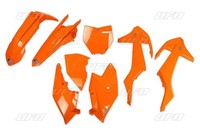 KTM SX SXF - 2016/18 - UFO Kunststoffkit Orange Fluo / KTKIT517@FFLU