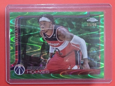 Topps 2025 Chrome Richaun Holmes Green RayWave/99 #236