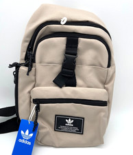New Adidas Utility 3.0 Sling Bag Beige New Casual Shoulder Bag Crossbody IQ5498