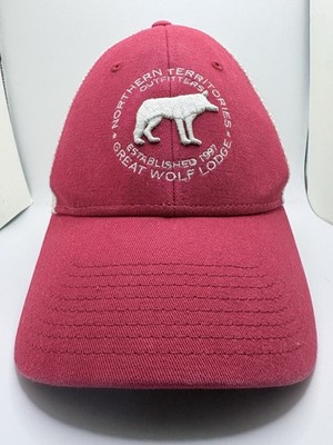 Northern Territories Outfitters Great Wolf Lodge Red Mesh Snapback OSFM Hat