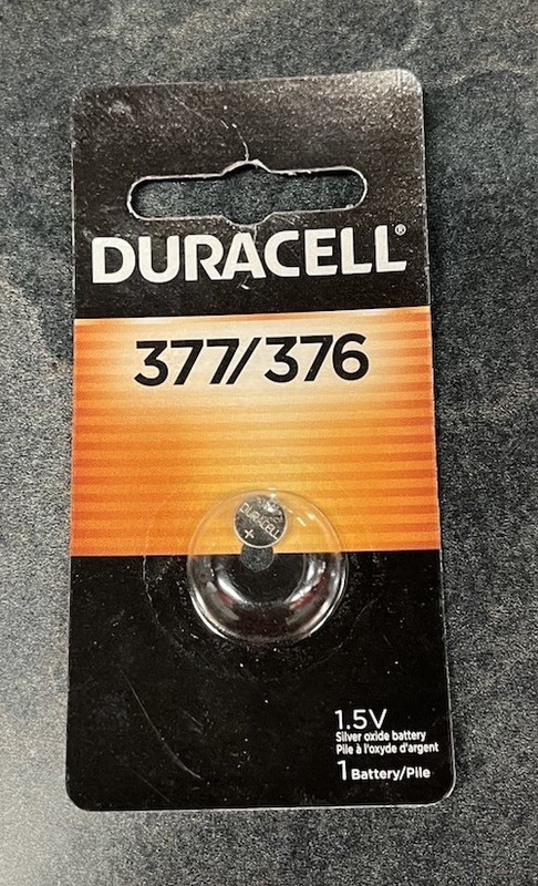 Duracell 377/376 SR66 SR626W 1.5V Silver Oxide Button Cell
