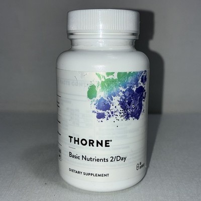 New Thorne Basic Nutrients 2/Day Multivitamin Dietary Supplement 60 Count Sealed