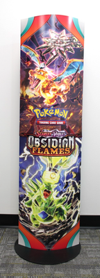 Pokemon TCG Scarlet & Violet Obsidian Flames 54 Inch Totem Display