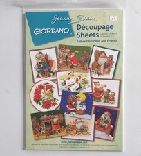 Joanna Sheen Giordano Father Christmas 3D decoupage pack for cardmaking