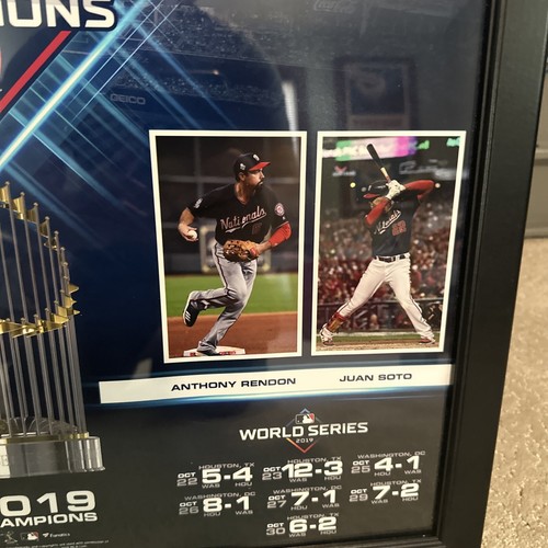 Washington Nationals 2019 World Series Champions Framed 16" x 20" Collage - Picture 4 of 8