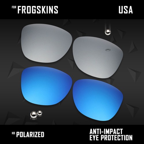 Anti Scratch Polarized Replacement Lenses for-Oakley Frogskins OO9013 Options - 第 19/78 張圖片