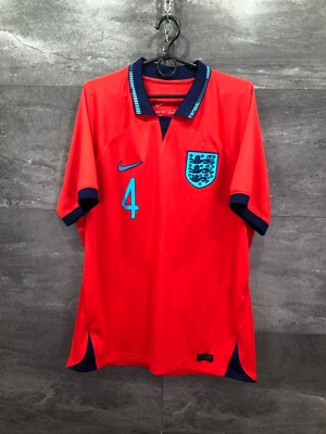 England Football Nike Shirt Jersey 2022/23 Away - RICE #4 Size L