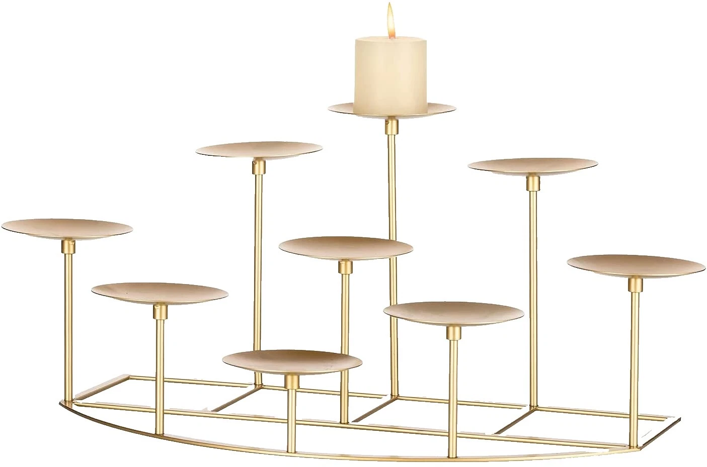Wooden Candle Candelabras