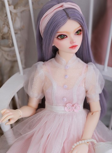 New Lace Dress clothes Hair shoes For 1/4 BJD Doll FL Minifee Shushu B - Picture 3 of 11
