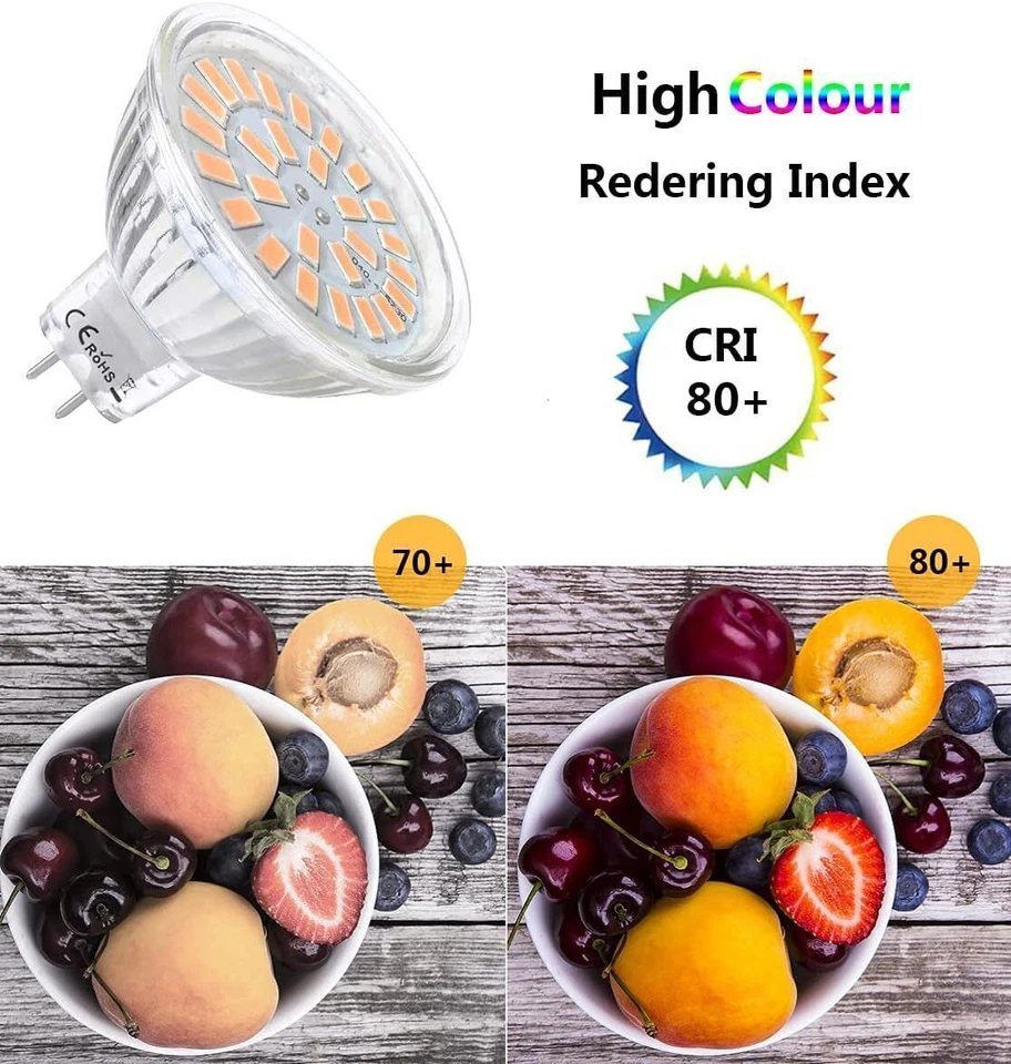 4-10X MR16 LED Leuchtmittel 3W 5W 7W Einbauspots Lampe Glas 12V GU5.3 Scheinwerf - Bild 4 von 4