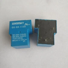 10PCS GOODSKY GU-SH-112D Power Relay 12VDC 6Pin 10A 240VAC #A6-22