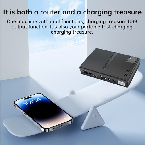 Alimentation sans interruption 1036P 5V 9V 12V de secours DC UPS pour téléphone routeur WIFI - Photo 7/22
