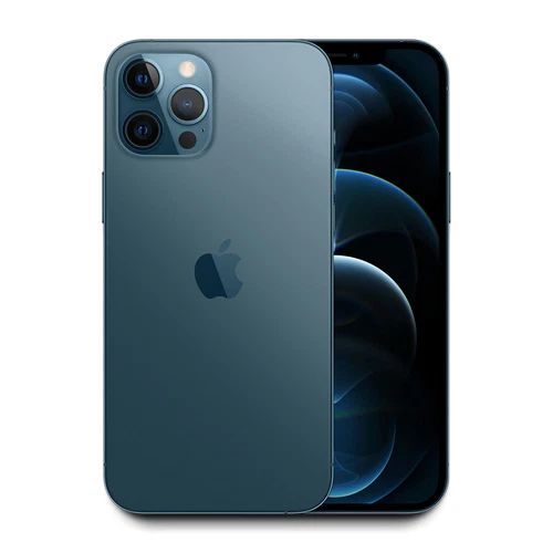 Apple iPhone 12 Pro Max 6.7" Unlocked 128GB - (Pacific Blue) A2342 w/Warranty