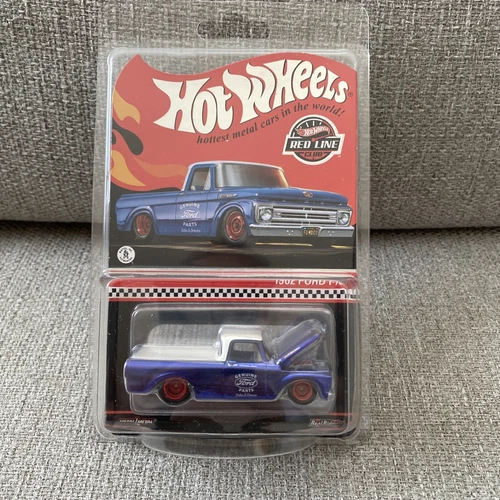 Hot Wheels RLC 1962 Ford F100 - Red Line Club Exclusive - Blue