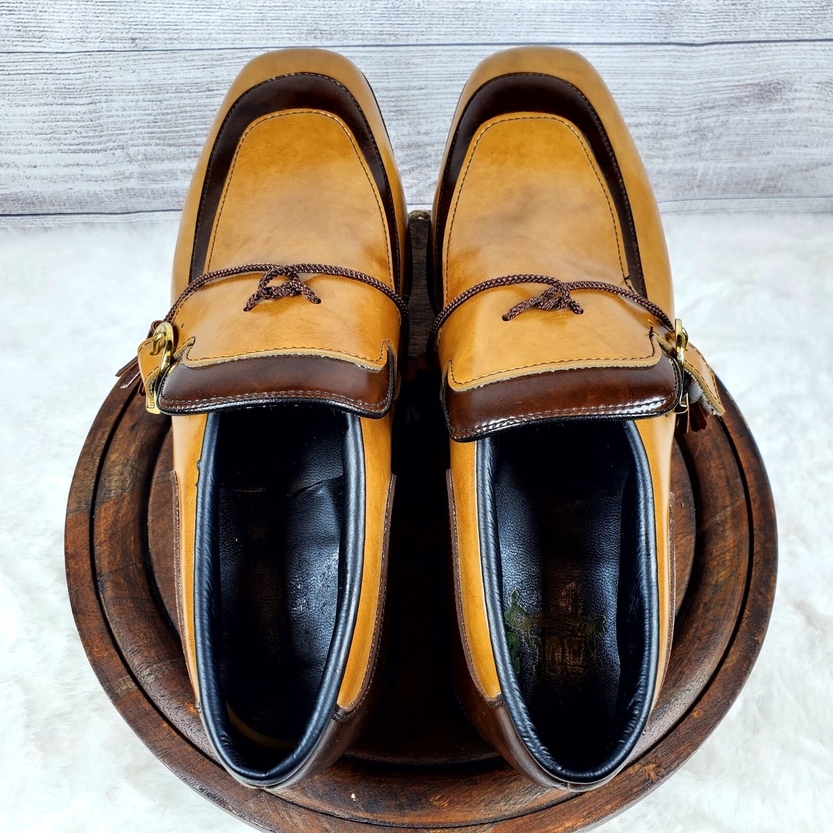Hot Z Vintage Very Rare Metal Spike Golf Shoes Men\'s Size 9D Made In The USA NEW Vintage Nike Golf Spikes Shoes Air Zoom Tradition Saddle  main image 4