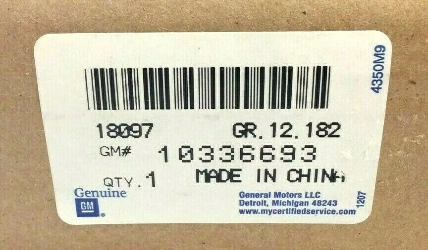 Хромированная крышка багажника Buick Allure LaCrosse Lucerne с эмблемой Trishield новая от оригинального производителя - Изображение 4 из 4