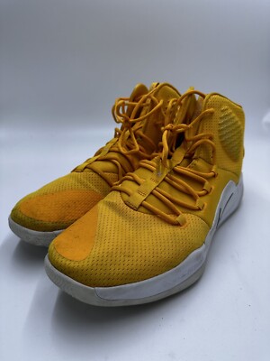 Nike Hyperdunk X TB Basketball Shoes Yellow White Lakers AT3866-701 Mens 17
