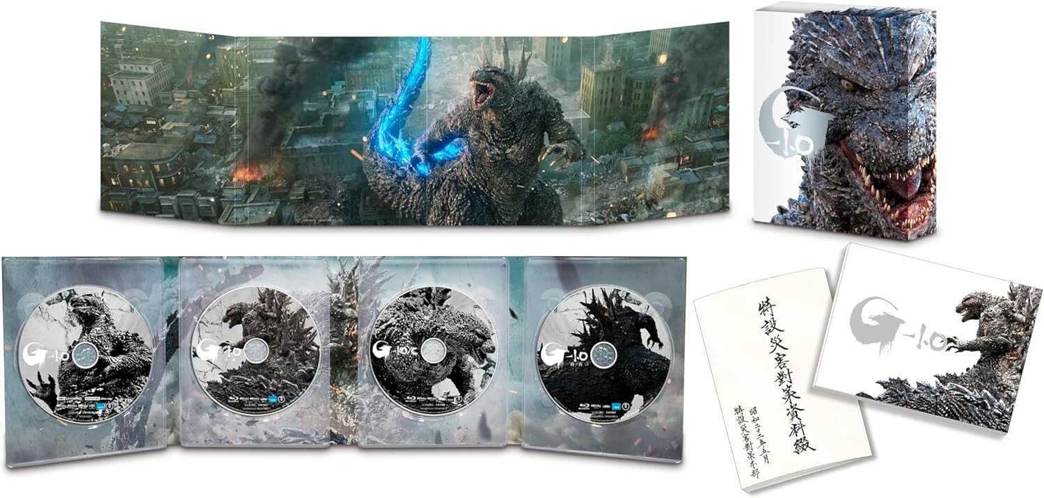 Godzilla Minus One 4K Ultra HD Deluxe 4-Disc Blu-ray Set