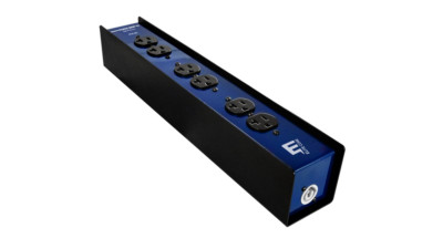 Elite Core Stage Power Drop Box PowerCon Thu Inputs to 3 Duplexes Edison Female