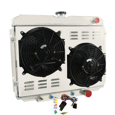 #ad #ad 4Rows RadiatorShroud Fan fit 1967 1970 ford Mustang Cougar XR 7 V8 289 302351 $269.25