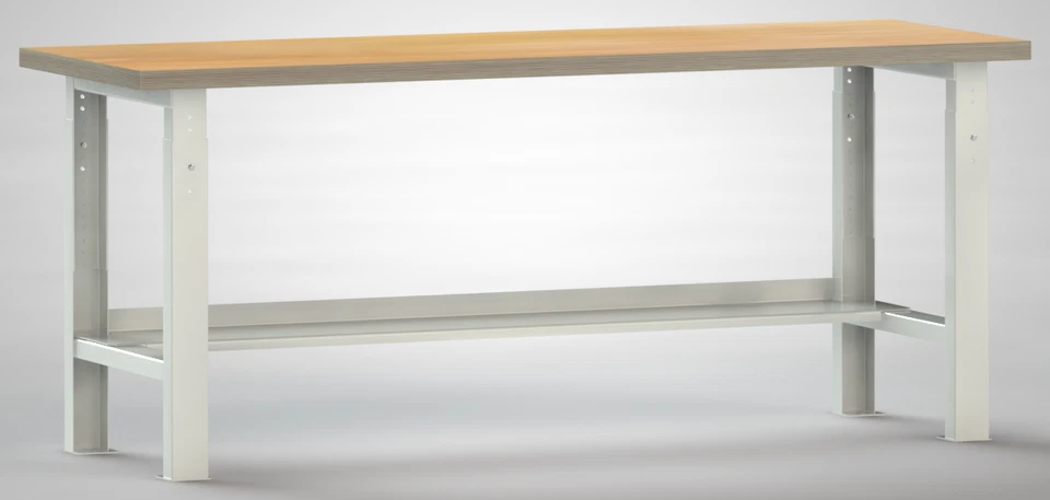 KLW KARL LUTZ GMBH & CO. KG Werkbank 2000mm zerlegt höhenverstellbar Industrie Arbeitstisch Montage Metall