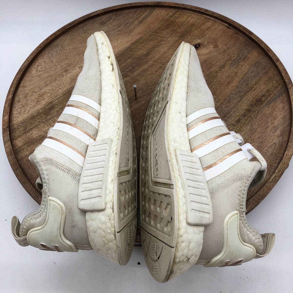 adidas gazelle silver green womens adidas Wmns NMD R1 'Cloud White/Rose Gold Metallic/Crystal White' fw64   Athletic Corner