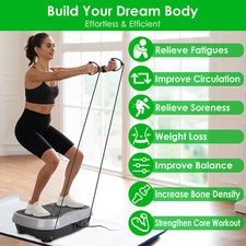 120 Levels Vibration Fitness Platform Plate Exercise Machine for Weight Loss