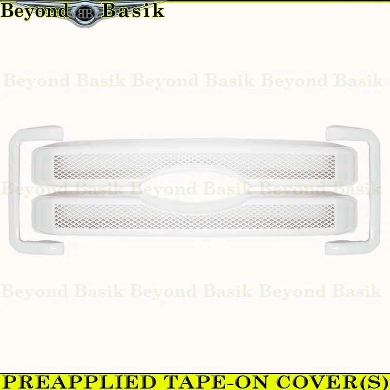2011-2014 2015 2016 FORD F250 MESH Style Grille COVER Insert Z1 YZ OXFORD WHITE - Image 4 of 4
