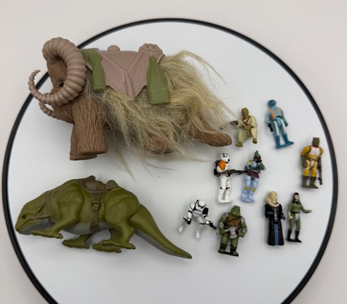 STAR WARS MICRO MACHINES ACTION FLEET BANTHA DEWBACK FIGUR KONVOLUT